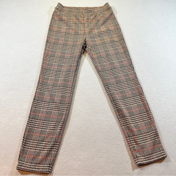 HALARA Pants - Halara Flex™ High Waisted Skinny Work Pants Plaid Houndstooth Pockets M NWT